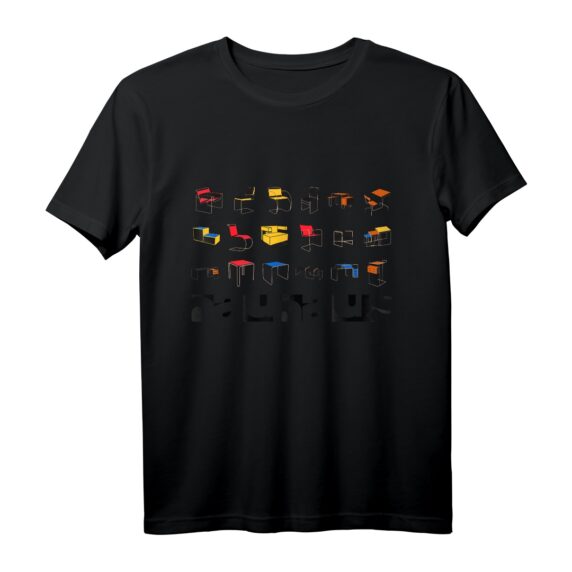 100 Jahre Bauhaus Design Schule T-Shirt  Modernes Kunst- und Architektur-Design, Perfekt für Fans, Künstler und Designer