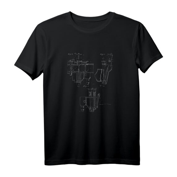 1926 Vergaser Patent Zeichnen - Auto Mechaniker T-Shirt für Fahrzeugliebhaber & Oldtimer-Enthusiasten