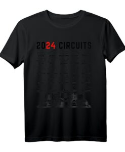 2024 Formel Racing Fan T-Shirt - Schwarz Auto Design, Perfekt für Motorsport-Fans & Geburtstagsgeschenke