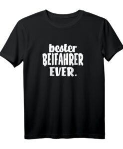 40 Geburtstag Auto T-Shirt für Beifahrer - Lustiges Spruchdesign für Freunde, Partner & Eltern, perfekte Geschenkidee