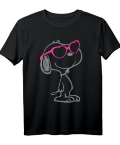40. Geburtstag Snoopy Heart Shades T-Shirt  Offizielles Lizenzprodukt, langlebiger Digitaldruck, perfektes Geschenk für Comic- und Snoopy-Fans