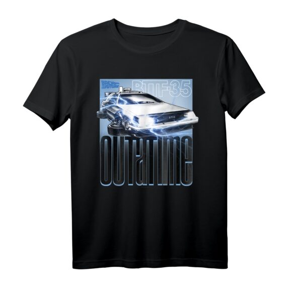 40. Geburtstag T-Shirt - 35th Out A Time DeLorean Official Licensed Geschenk für Männer