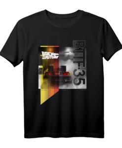 40. Geburtstag T-Shirt mit DeLorean Smoke - Official Licensed Anniversary Geschenk für Back to the Future Fans