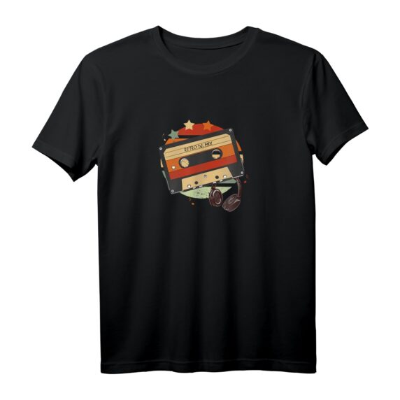 90er Jahre Outfit | Back to 90s Retro DJ Mix T-Shirt  Klassisch geschnitten, ideal für 40. Geburtstag und Retro-Mode Fans