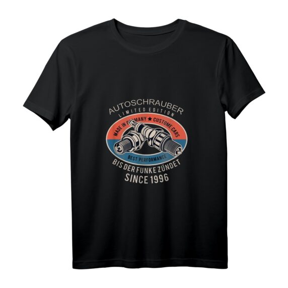 Autoschrauber & Mechaniker T-Shirt  Bis der Funke zündet, lustiges Geschenk für Kfz-Profis, Bastler & Werkstattfans