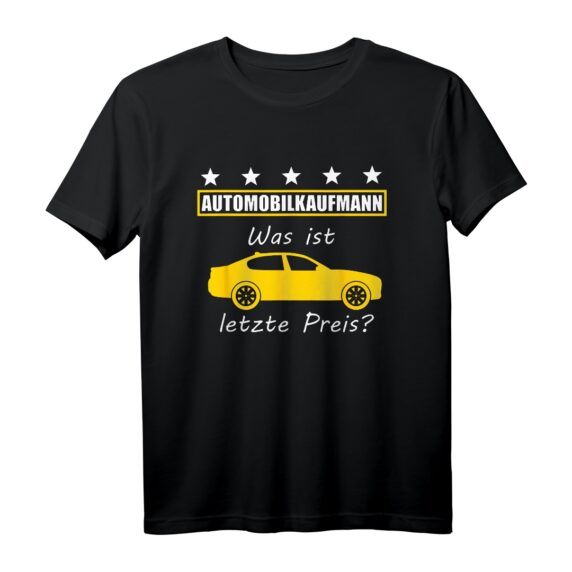 Autoverkäufer Geschenk Automobilkaufmann T-Shirt - Witziges Büro- und Vertriebs-Spruch für Kollegen zu Weihnachten & Geburtstag