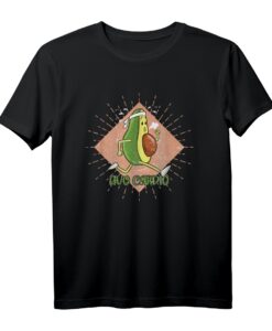 Avo Cardio - Avocado Cardio Fitness T-Shirt mit klassischem Schnitt und doppeltem Saum