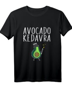 Avocado Kedavra Zauberer Zauberei Vegan Veganer Lehrer T-Shirt  Lustiges Geschenk für Veganer, Lehrer & Zauberfans