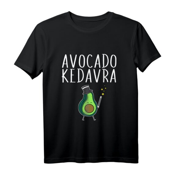 Avocado Kedavra Zauberer Zauberei Vegan Veganer Lehrer T-Shirt  Lustiges Geschenk für Veganer, Lehrer & Zauberfans