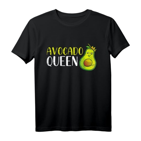Avocado Königin Damen T-Shirt für Keto, Vegetarier & Veganer  Gesunder Lifestyle & Guacamole Liebe