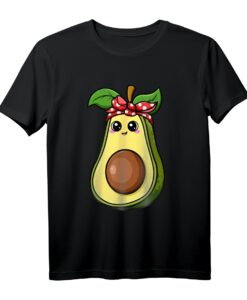 Avocado Lover Bandana Vegan Vegetarisch T-Shirt  Perfekt für Avocado-Partys & Vegane Mode
