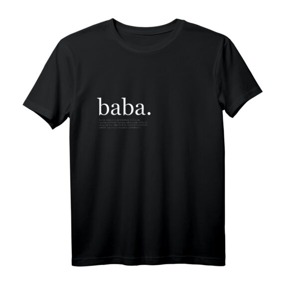 Baba Definition T-Shirt mit alttürkischem Wort und Bedeutung  Kulturelles Motiv für Türkei-Fans & Vaterliebe