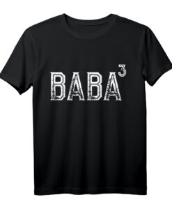 Baba hoch drei | Lustiges türkisches Papa T-Shirt für den dritten Nachwuchs - Perfektes Vaterschaftsgeschenk