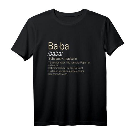 Baba Türkischer Vater T-Shirt  Perfektes Geschenk zum Bayram oder Geburtstag für den besten türkischen Vater
