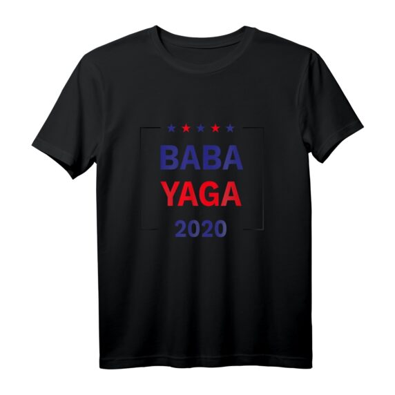 Baba Yaga T-Shirt für Liebhaber slawischer Folklore  Klassisch geschnitten, doppelt genähter Saum