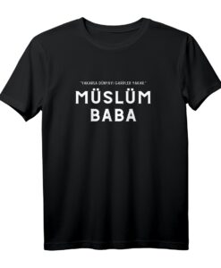 Babalarin Babasi Müslüm Baba Türkisches Geburtstags-T-Shirt  Kulturelles Geschenk für Muslime & Türkische Fans