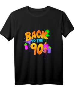 Back to the 90s Graffiti T-Shirt für Kinder  Nostalgisches 90er Kostüm & Geschenkidee für Kinder der 90er