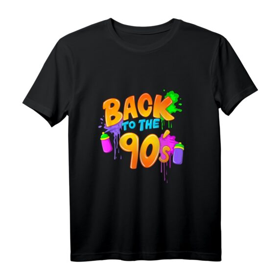 Back to the 90s Graffiti T-Shirt für Kinder  Nostalgisches 90er Kostüm & Geschenkidee für Kinder der 90er