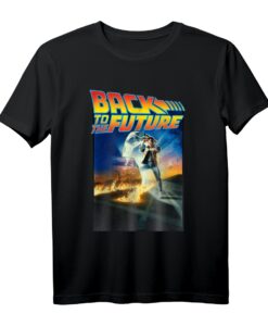 Back To the Future Movie Poster Classic T-Shirt - Offiziell lizenzierte Retro-Film-Mode für Fans
