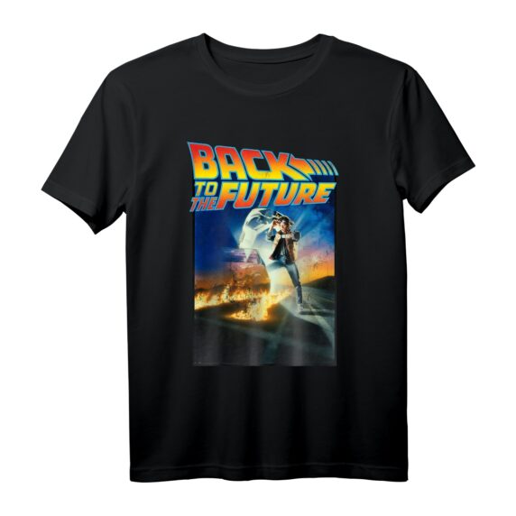 Back To the Future Movie Poster Classic T-Shirt - Offiziell lizenzierte Retro-Film-Mode für Fans