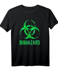 Biohazard Distressed Biology Science Lehrer Geschenk T-Shirt  Perfekt für Nerds, Wissenschaftler, Lehrer, Gamer & Science-Fiction-Fans