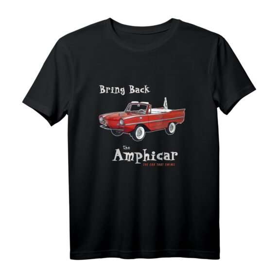 Bring Back The Amphicar T-Shirt - Das Wasserfahrzeug der 1960er Jahre als Vintage Geschenk für Auto- und Wasserfahrzeugfans