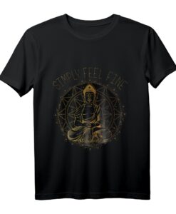 Buddha Zitat Ayurveda Mandala Gedanken T-Shirt  Spirituelles Design für Meditation, Yoga & Buddhismus-Liebhaber