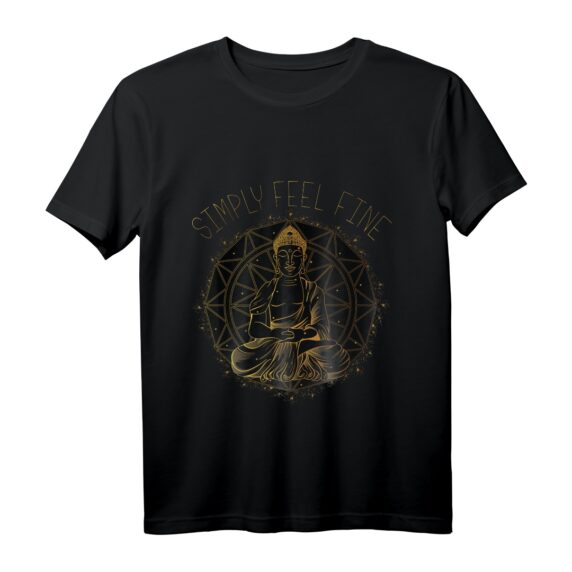 Buddha Zitat Ayurveda Mandala Gedanken T-Shirt  Spirituelles Design für Meditation, Yoga & Buddhismus-Liebhaber
