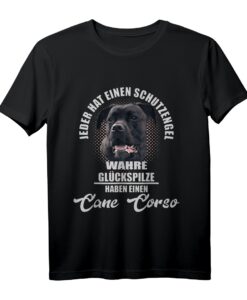 Cane Corso Italiano schwarzes Hundemotiv T-Shirt  Wunderschöne Hunderasse für Hundeliebhaber