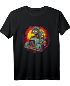 Cartoon Auto T-Shirt für Kinder und Fans - Rennauto Matchbox Design, langlebig mit doppelt genähtem Saum