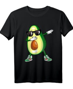 Dabbing Avocado Shirt  Lustiges Veganes Essen Liebhaber T-Shirt für Kinder, Frauen & Männer, Perfekt für Cinco de Mayo, Geburtstag, Halloween & Weihnachten