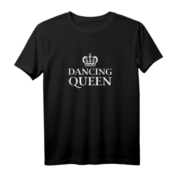 Dancing Queen Crown T-Shirt - Retro 70er Jahre Geschenk für Tänzer, Ballerinas & Tanzlehrer