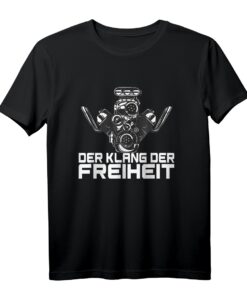 Der Klang der Freiheit V8 Hubraum Autoliebhaber T-Shirt  Perfekt für Muscle Cars, Hot Rods & Motorsport-Fans, ideales Geschenk für Tuning & Werkstatt