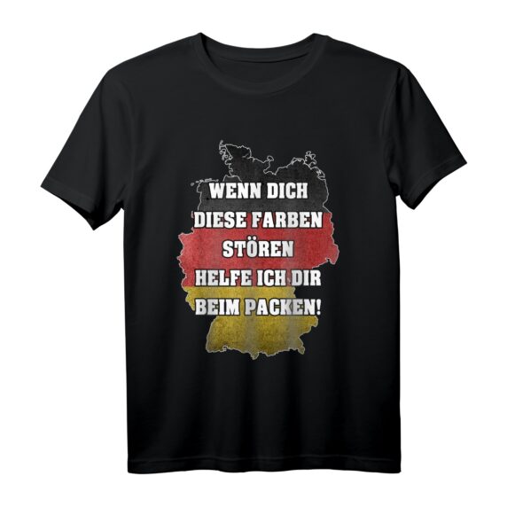 Deutschlands Patrioten | Pro AFD Heimatliebe Politikt-Shirt mit Deutschlandkarte  Perfekt für Wahl, Freizeit & patriotischen Stolz