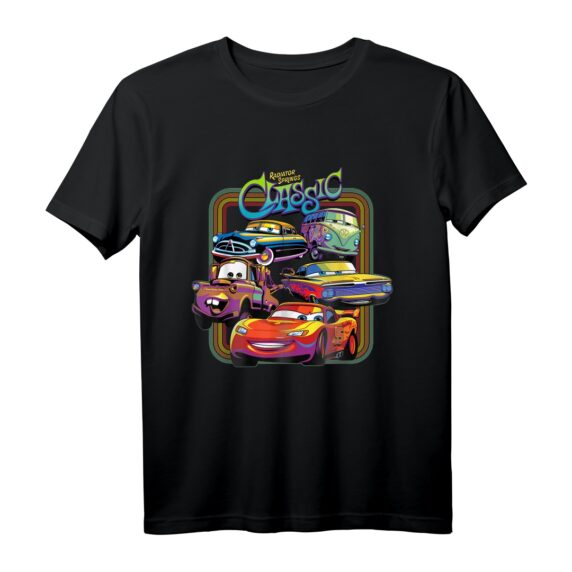 Disney PIXAR Cars Radiator Springs Classic T-Shirt  Offizielles Merchandise für Kinder & Erwachsene