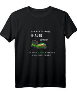 E-Auto Kinder T-Shirt - Retro Geburtstagsgeschenk für Jungen, Männer, Papas und Opas mit Lustigem Spruch und Erinnerungen an E-Autos
