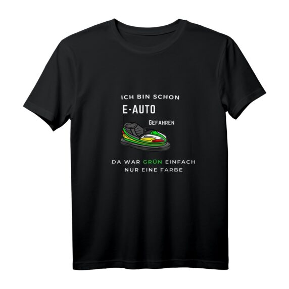 E-Auto Kinder T-Shirt - Retro Geburtstagsgeschenk für Jungen, Männer, Papas und Opas mit Lustigem Spruch und Erinnerungen an E-Autos