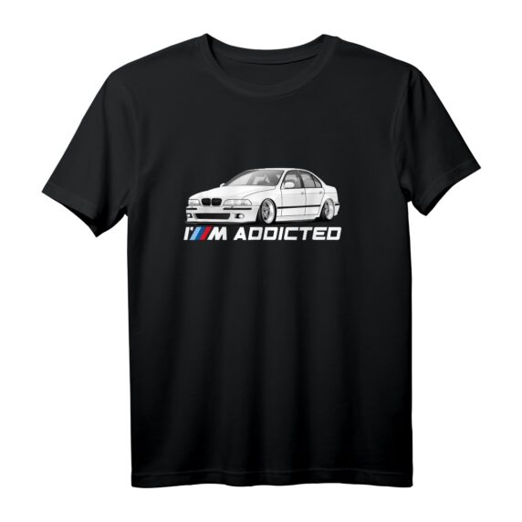 E39 5 Series - M süchtig T-Shirt für BMW Fans und E39 Enthusiasten  Perfektes Geschenk für Auto-Liebhaber