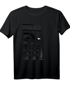 E46 3er-Serie  One Love One Life T-Shirt für BMW Fans und E46 Enthusiasten  Perfektes Geschenk für Autoliebhaber