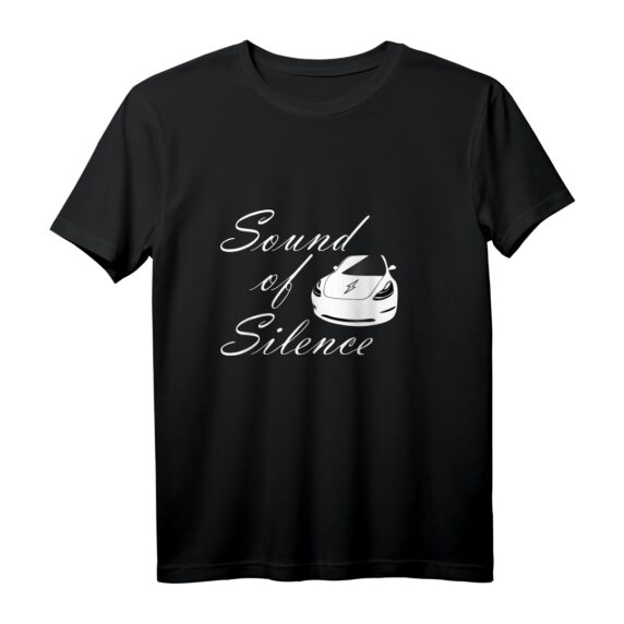 Elektroauto - Sound of Silence T-Shirt für Energiewende & Umweltschutz  Geschenk für E-Auto Fahrer & Klimaschützer
