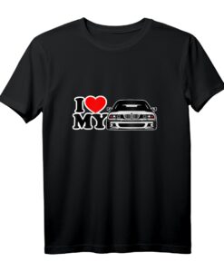 Euro Car E39 5er - Ich liebe meinen E39 T-Shirt für BMW Autoenthusiasten & E39 Fans  Perfektes Geschenk für Mitglieder und Liebhaber