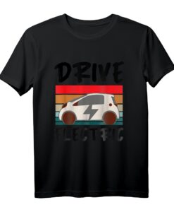 Fahren Sie Elektrofahrzeug T-Shirt  Lustiges nachhaltiges Energie-EV Grafik-Design für umweltbewusste Autofahrer