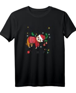 Faultier Weihnachtspullover mit Spruch  Lustiger Hoodie für die Festtage, Faultier Geschenkidee für Faultierliebhaber und Verschläfer