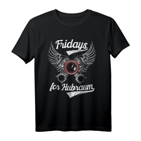 Fridays for Hubraum Future Fun Geschenk Auto T-Shirt - Witziges Auto Fan Outfit für Schrauber und Liebhaber