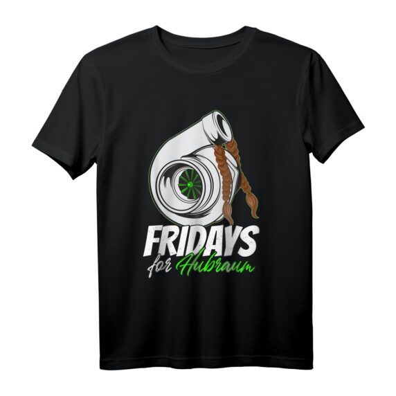 Fridays for Hubraum T-Shirt - Lustiges Auto Motiv mit Zylinderkolben für Tuning Fans, Mechaniker & Autoschrauber als Geschenk