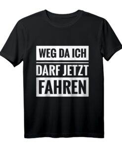 Führerschein bestanden T-Shirt - Lustiges Geschenk für Frischgebackene Fahrer & Fahrprüfungsfeier