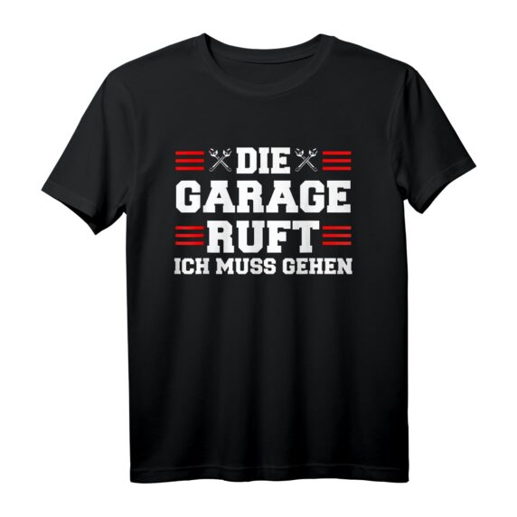 Garage Mechaniker Werkstatt Schrauber Automechaniker T-Shirt  Perfektes Geschenk für Autoliebhaber, Mechaniker & Tuning-Enthusiasten