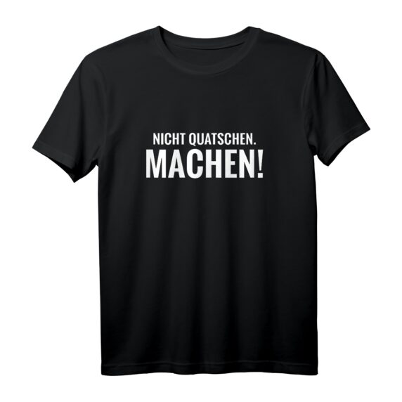 Gipserin Malerin Nicht quatschen. Machen! Fun Statement T-Shirt  Originelles Geschenk für Handwerker, Kollegen und Berufsstolz