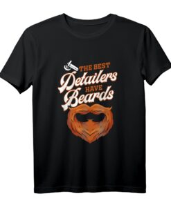 Herren Autopflege Bart Polieren Auto Waschen T-Shirt - Perfektes Geschenk für Autoliebhaber, Tuner & Detailing Fans zu Weihnachten & Geburtstag