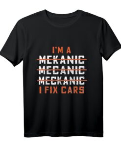 Herren Mechaniker T-Shirt - Lustiges Vintage Retro Design für Autoschrauber, Heimwerker & Garage-Fans, perfektes Geschenk für Papa, Bruder & Meister
